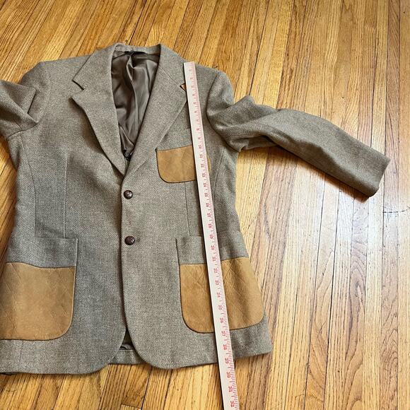 Faribault Blazer Men 40 ? Sport Coat Wool Jim Joe Pocket Patch Vintage Jacket - Picture 6 of 8